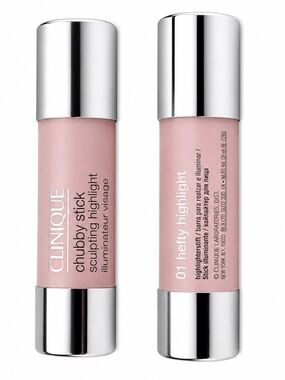 NWT Clinique Chubby Stick Sculpting Highlight Hefty Highlight Set of 2 NO BOX